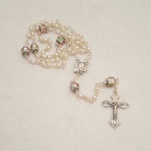 First Communion Pearls and Roses