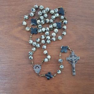 Dalmatian Jasper Crown of Thorns Rosary