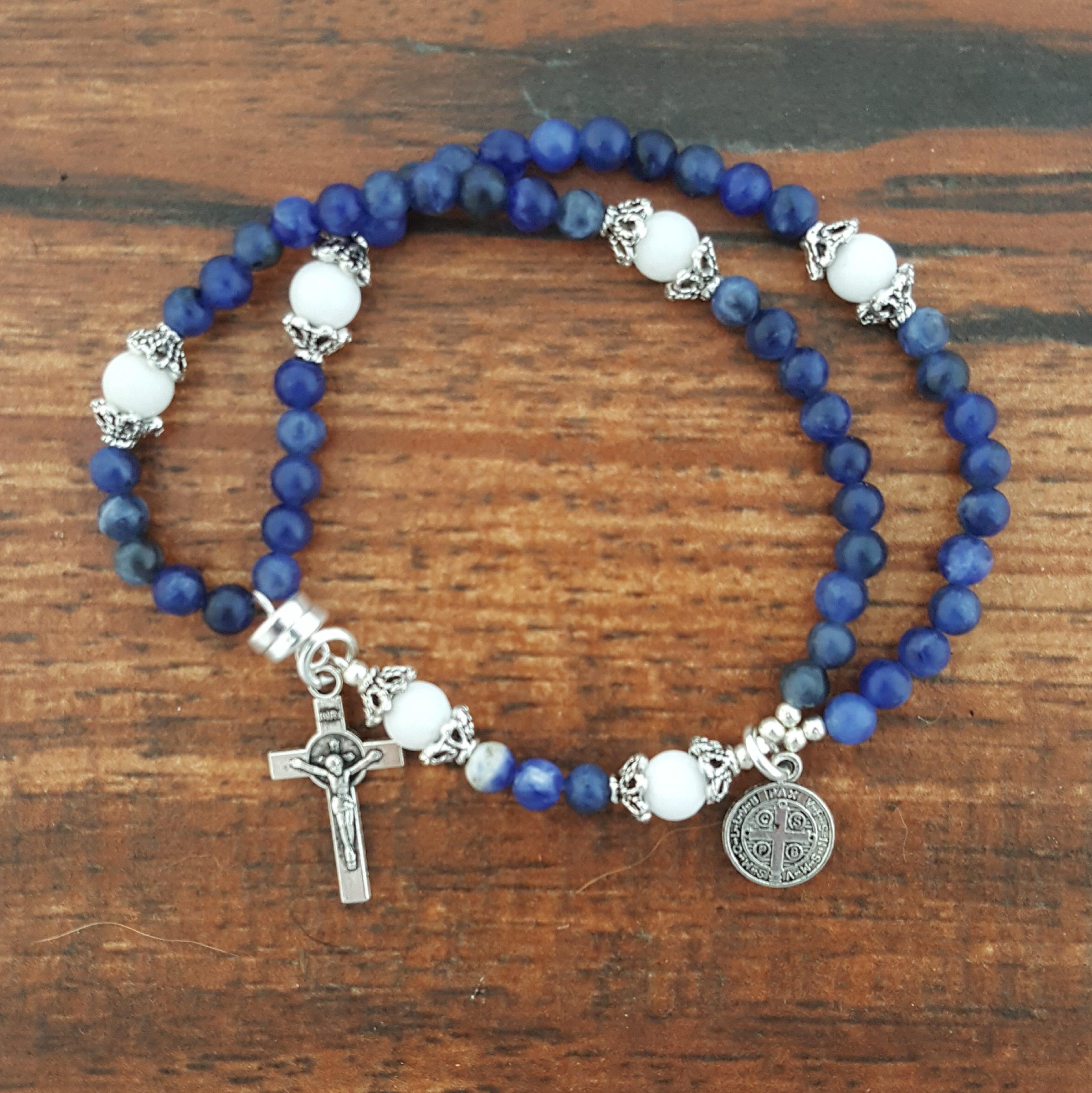 Sodalite Wrist Rosary