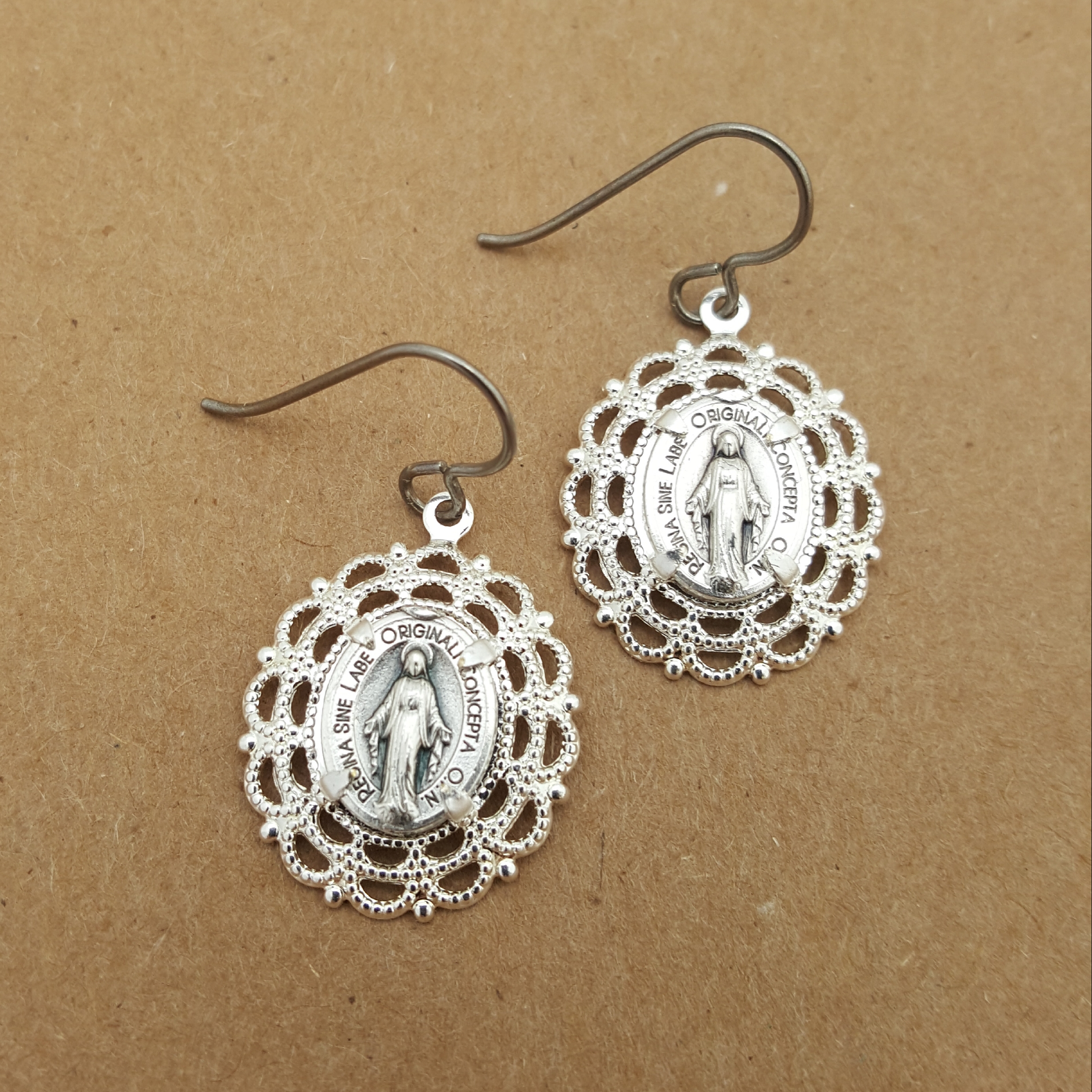 Miraculous Medal Earrings