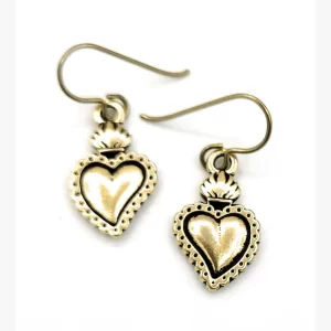 Sacred Heart Milagro Earrings