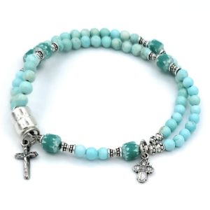 Genuine Turquoise Wrist Rosary